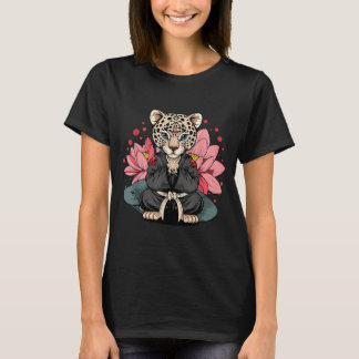 Taekwondo Leopard Kickboxing Animall Jiu-Jitsu T-Shirt