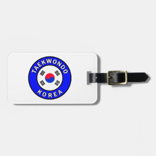 Taekwondo Luggage Tag