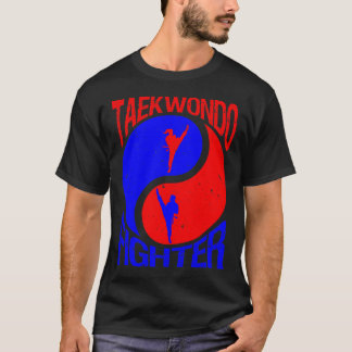 Taekwondo Martial Art Yin and Yang Usa T-Shirt