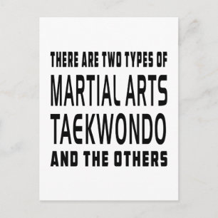 Taekwondo Martial Arts Designs Postcard