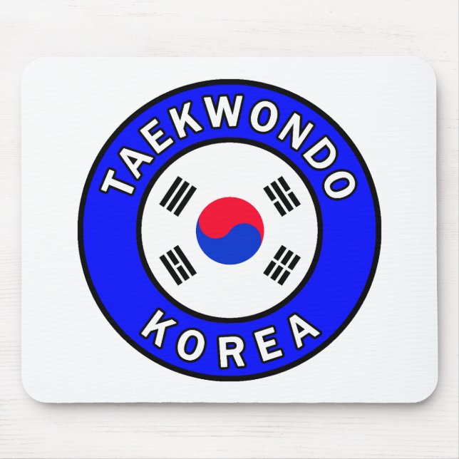 Taekwondo Mouse Pad (Front)