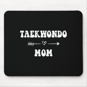 Taekwondo Mum Martial Art Stylish Sports Mum Game Mouse Pad