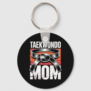 Taekwondo Mum T-Shirt1 Key Ring
