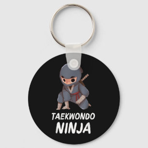 Taekwondo Ninja Boy Funny Martial Arts Sports Key Ring
