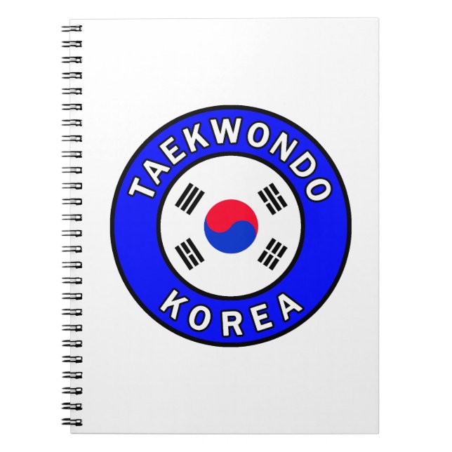 Taekwondo Notebook (Front)