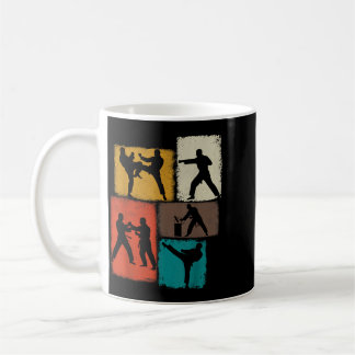 Taekwondo Practitioner Collage Men Kids Coach Coffee Mug