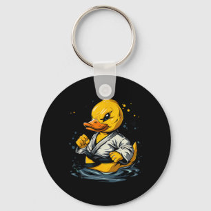 Taekwondo Rubber Duck Kickboxing Animal Jiu-jitsu  Key Ring