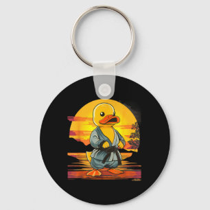 Taekwondo Rubber Duck Kickboxing Animal Jiu-Jitsu Key Ring