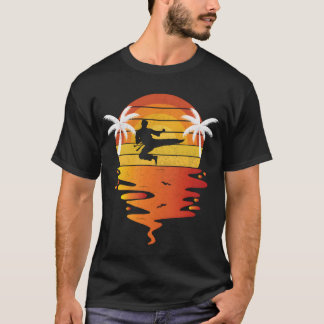 Taekwondo shirt retro sunset 70s vintageaekwondo f