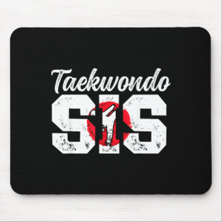 Taekwondo Sis Taekwondo Sister Taekwondo Fighter Mouse Pad