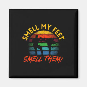 Taekwondo Smell My Feet Shirt Funny Karate For Boy Magnet