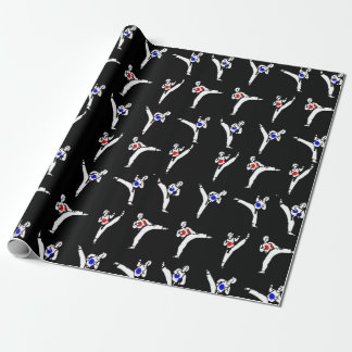 Taekwondo Sparring Wrapping Paper