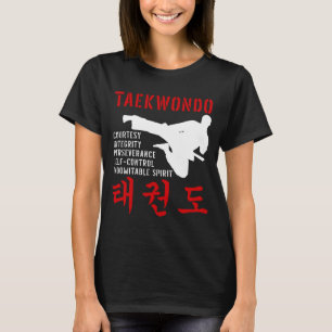 Taekwondo Tenets Martial Arts T-Shirt