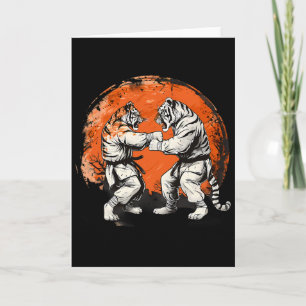 Taekwondo Tiger Kickboxing Jiu-jitsu Kung Fu Marti Card