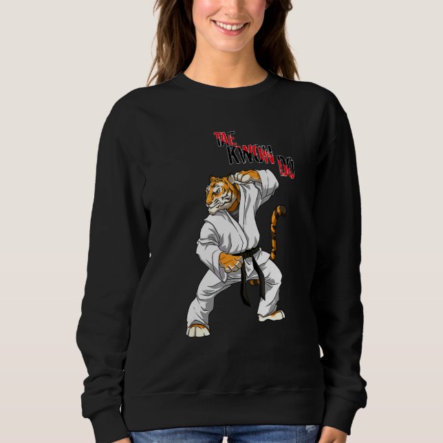 Taekwondo Tiger Sweatshirt (Front)