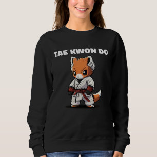 Taekwondo TKD Fox Kid Fighter Sweatshirt