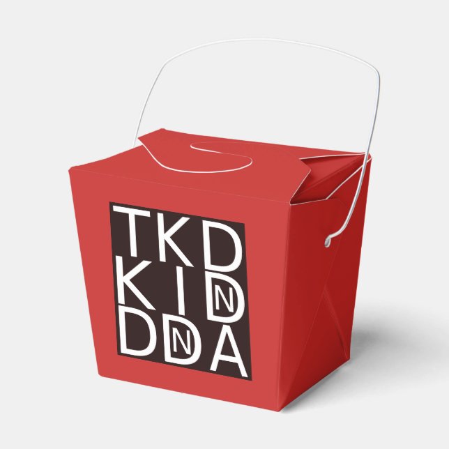 TAEKWONDO TKD KID DNA FAVOUR BOX (Front Side)