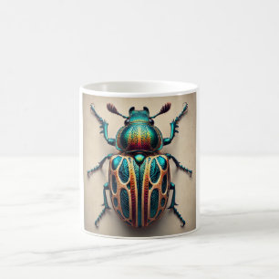 Taeniotes Beetle 020924IREF223 - Watercolor Coffee Mug