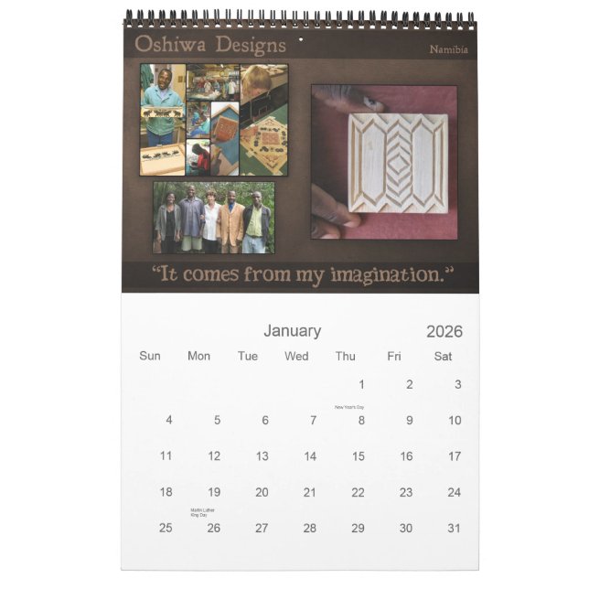 TAFA Calendar 2013: Labours of Love (Jan 2026)