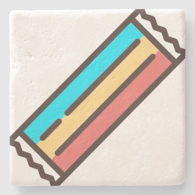 taffy stone coaster (Front)