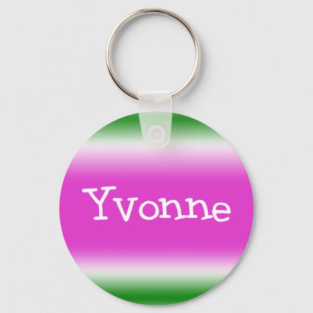 Taffy Twist: Yvonne Key Ring (Front)