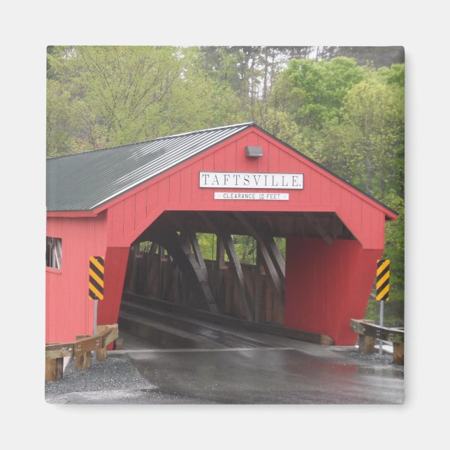 Taftsville Covered Bridge, Vermont Magnet (Front)