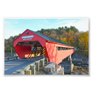 Taftsville Covered Bridge, Vermont Photo Print