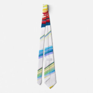Tag Along 3 Wild Striped Abstract Tie