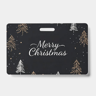 Tag-Christmas ID Badge