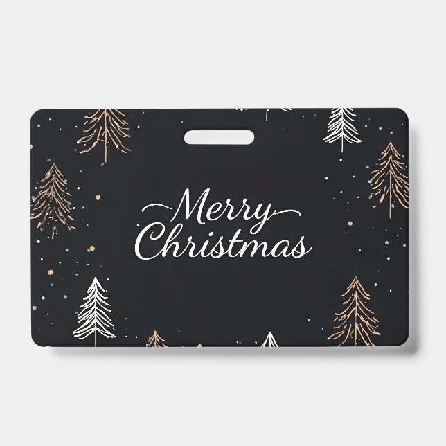 Tag-Christmas ID Badge (Front)