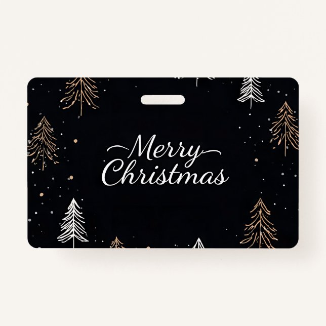 Tag-Christmas ID Badge (Front)