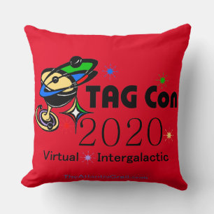 TAG Con 2020 - Virtual - Red Quadrant Cushion