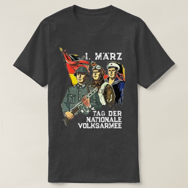 TAG DER NVA Vintage  T-Shirt (Design Front)