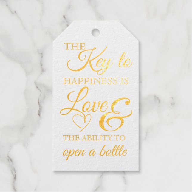 Tag for key favour (Front)