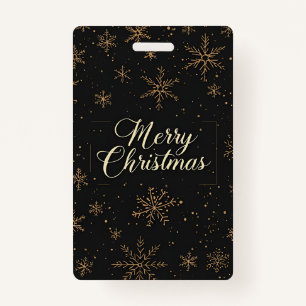 Tag-Merry Christmas ID Badge