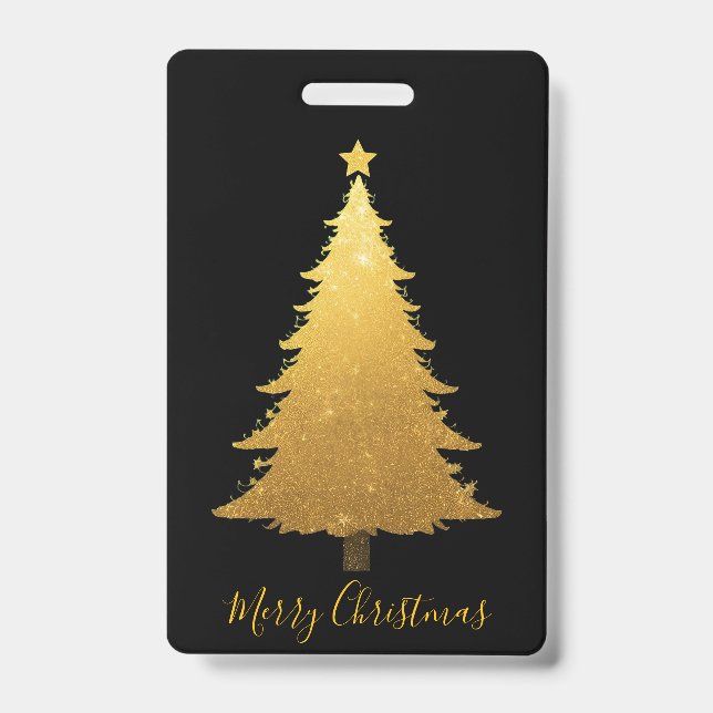 Tag-Merry Christmas ID Badge (Front)
