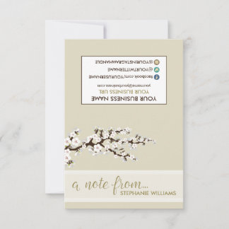 TAG Stylist Cherry Blossoms Notecards (pearl)