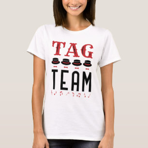 Tag Team Singing Singer Barbershop Quartet T-Shirt