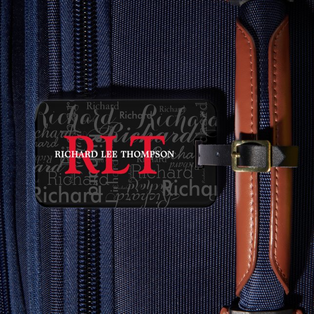 Tag Your Bag Custom Monogram (Front Insitu 4)