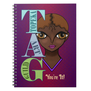 TAG You're it . Classic Playing Cards Notebook