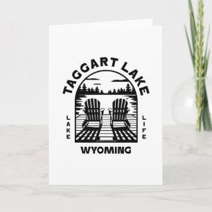 Taggart Lake Wyoming Outdoors Vintage 2 Card