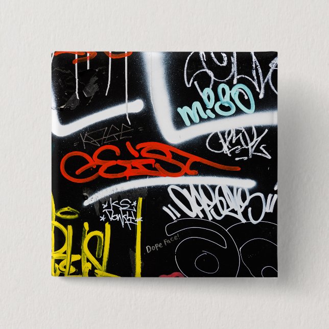 tagged 15 cm square badge (Front)
