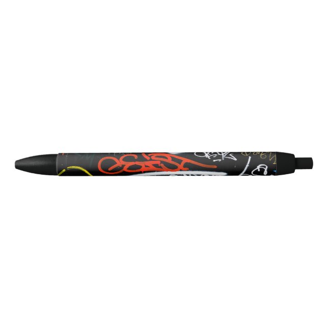 tagged black ink pen (Front)
