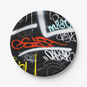 tagged paper plate