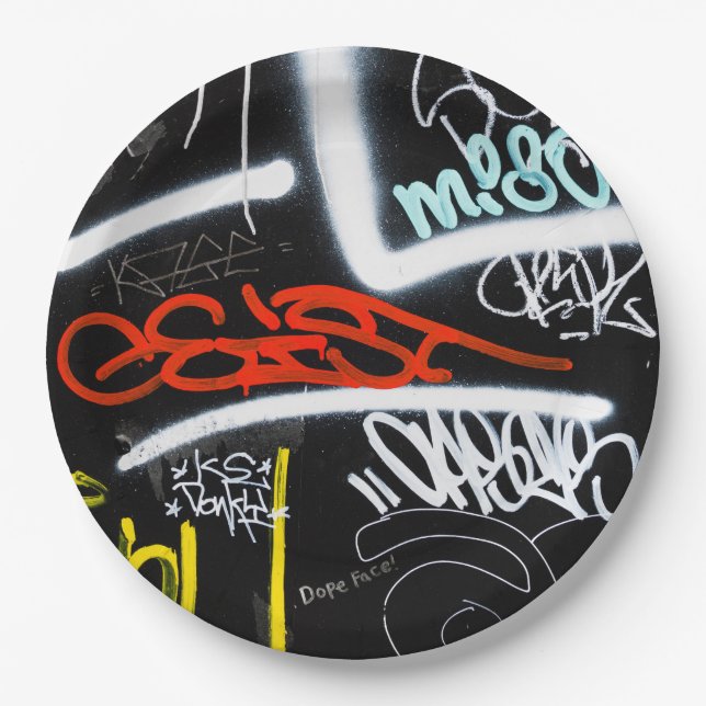 tagged paper plate (Front)