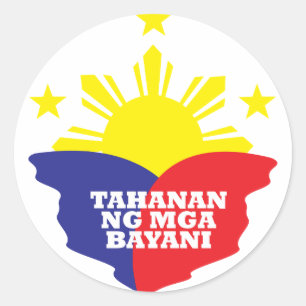 Tahanan Ng Mga Bayani Classic Round Sticker