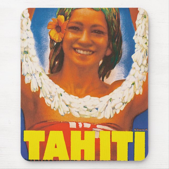 Tahiti ~ La Perle du Pacifique Mouse Pad (Front)