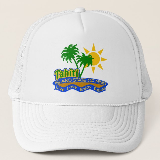 Tahiti State of Mind hat - choose colour (Front)