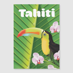 Tahiti Toucan travel print