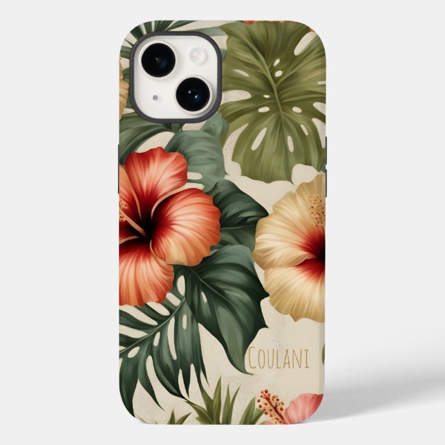 Tahitian Breeze Hibiscus Case-Mate iPhone Case (Back)